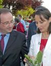 François Hollande et Ségolène Royal en campagne pour le "Oui" au référendum sur le projet de Constitution européenne, en 2005.