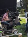 L'acteur Cliff Curtis sur le plateau de "Fear the Walking Dead"