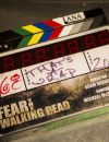 Un clapboard sur le tournage de "Fear the Walking Dead"