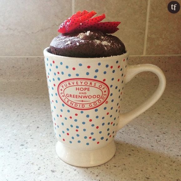 Le mug cake tout choco