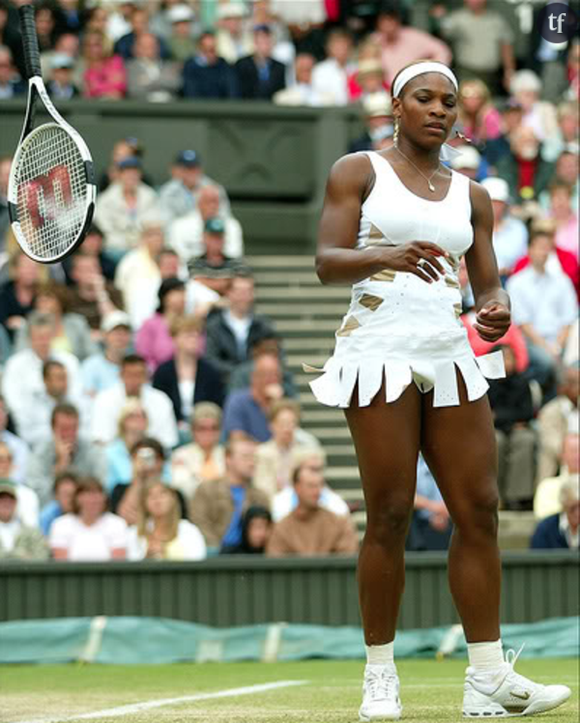 La robe à franges de Serena Williams portée à Wimbledon 2004 ? Inconcevable pour l'organisation en 2015...