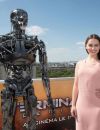 Emilia Clarke fait la promotion de Terminator : Genysis à Paris