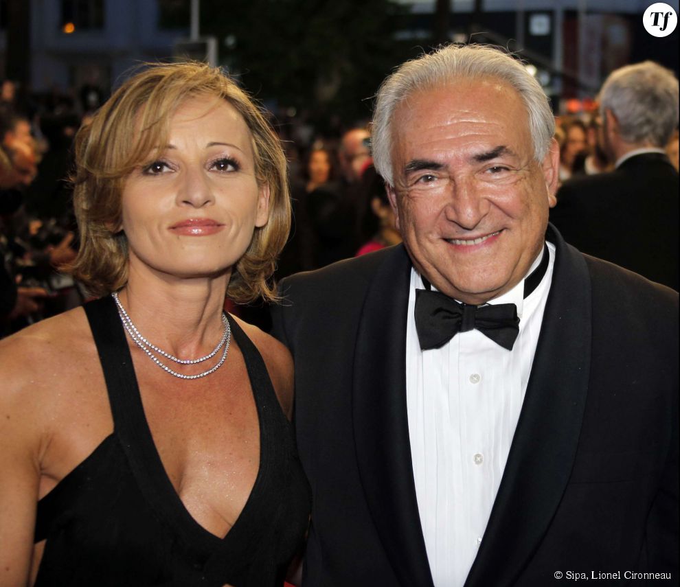 Myriam L&#039;Aouffir et Dominique Strauss-Kahn au Festival de Cannes le 25 mai 2013.