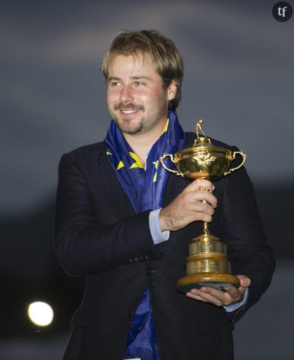 Victor Dubuisson, numéro un Français et vainqueur de la Ryder Cup 2014 avec l'Europe.