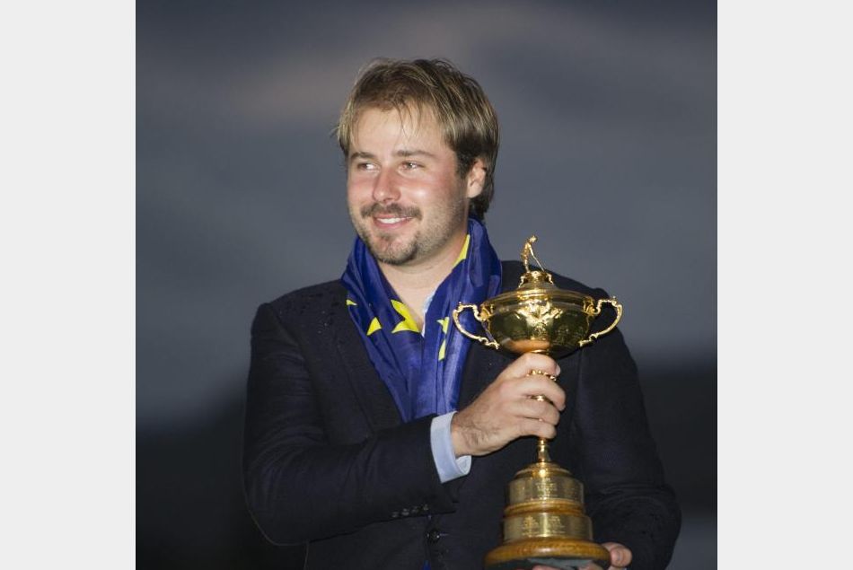 Victor Dubuisson, numéro un Français et vainqueur de la Ryder Cup 2014 avec l'Europe.
