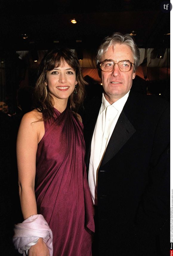 Sophie Marceau et son ex-mari le réalisateur polonais Andrzej Zulawski en 1999.