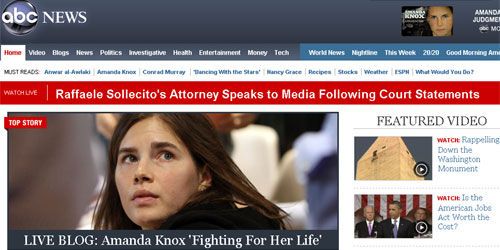 Meurtre de Meredith Kercher : verdict aujourd'hui pour Amanda Knox