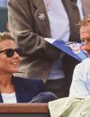 Claire Chazal et Patrick Poivre d'Arvor à Roland Garros en 1992