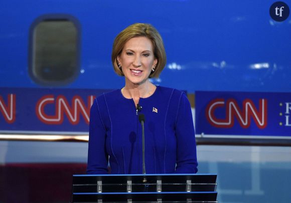 Carly Fiorina le 16 septembre 2015 lors du débat télévisé sur CNN.