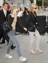  Vanessa Paradis et sa fille Lily Rose - Premières arrivées des personnalités au défilé de mode "Chanel" Haute-Couture Automne-Hiver 2015/2016 à Paris. Le 7 juillet 2015  