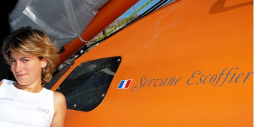 Servane Escoffier, une femme au départ de la route du Rhum