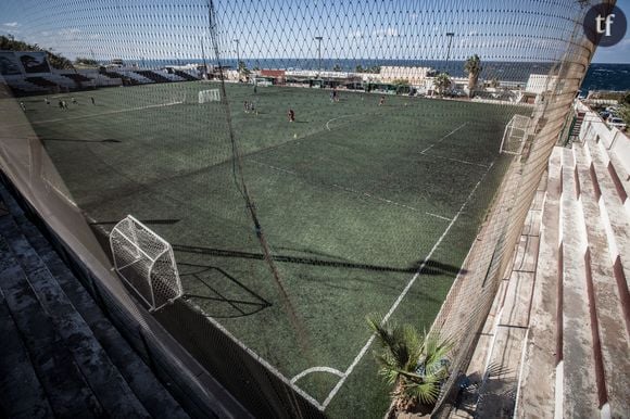 Le terrain d'entraînement de la "Girls Football Academy" au Liban