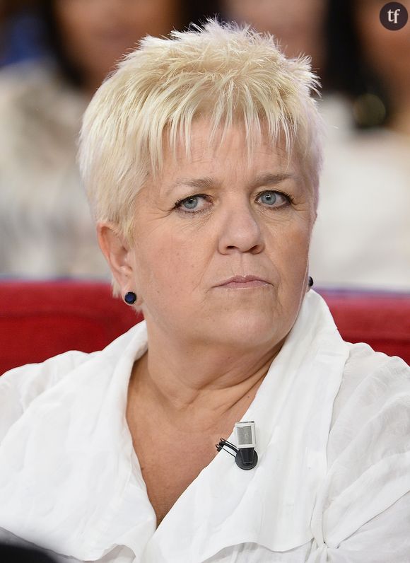 Mimie Mathy - Enregistrement de l'émission "Vivement Dimanche" à Paris le 25 Fevrier 2015. L'émission sera diffusée le 03 Mars. Invité principal Michel Fugain 