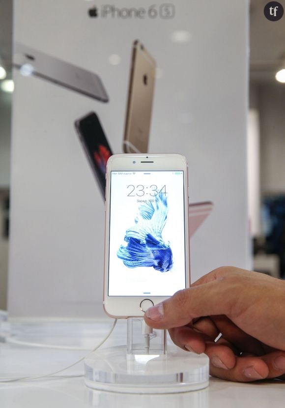  Le iphone 6s de chez Apple en vente à Moscou, le 09 octobre 2015. 