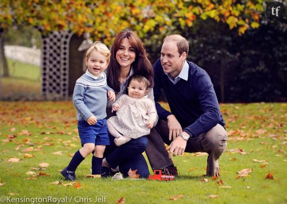 Kate Middleton le prince William et leurs deux enfants la princesse Charlotte et le prince George