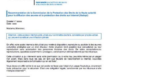 Arnaque : Attention aux faux mails Hadopi !