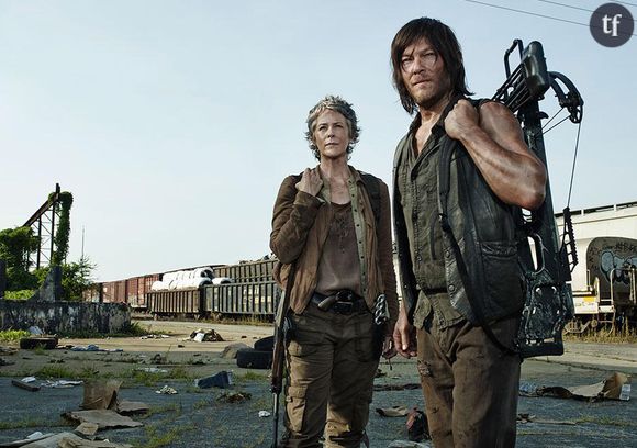 Walking Dead - Carol (Suzanne McBride) et Daryl (Norman Reedus)