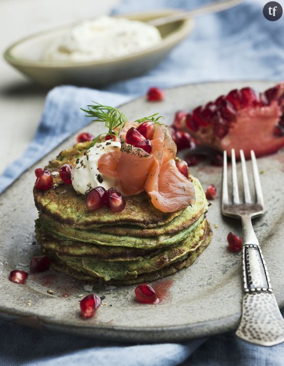 Pancakes au saumon suédois