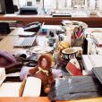 Le désordre encourage la créativité: le bureau de Marc Jacobs