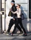 Lily-Rose Depp et son compagnon Ash Stymest à Paris le 22 mars
