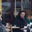 Lily-Rose Depp et son compagnon Ash Stymest à Paris avec Alysson Paradis et son bébé le 22 mars