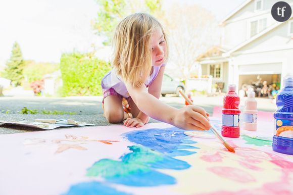 Une activité pleine de gouache