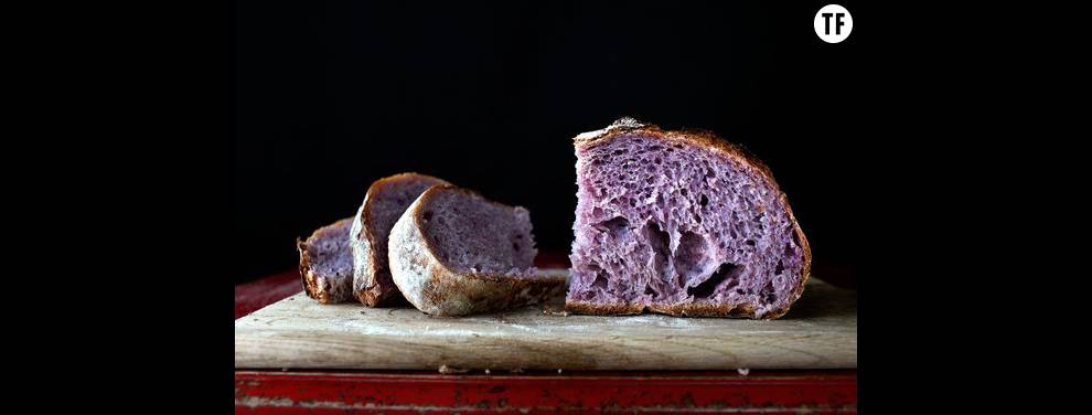 Le pain violet: tendance et healthy