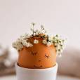Ces petits oeufs feront une déco délicate et adorable sur votre table de Pâques