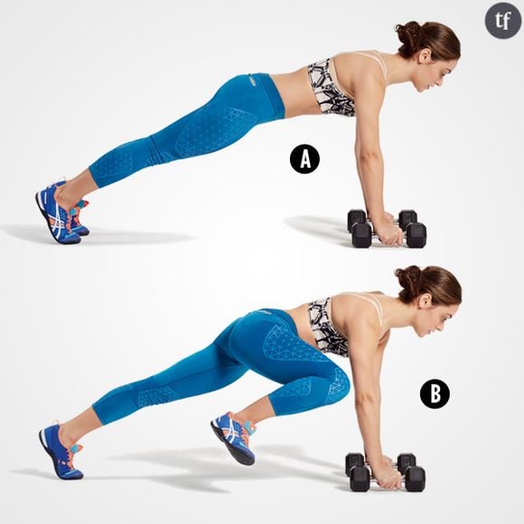 Le "spiderman lunge" pour tonifier tout votre corps (©Instagram womenshealthmag )