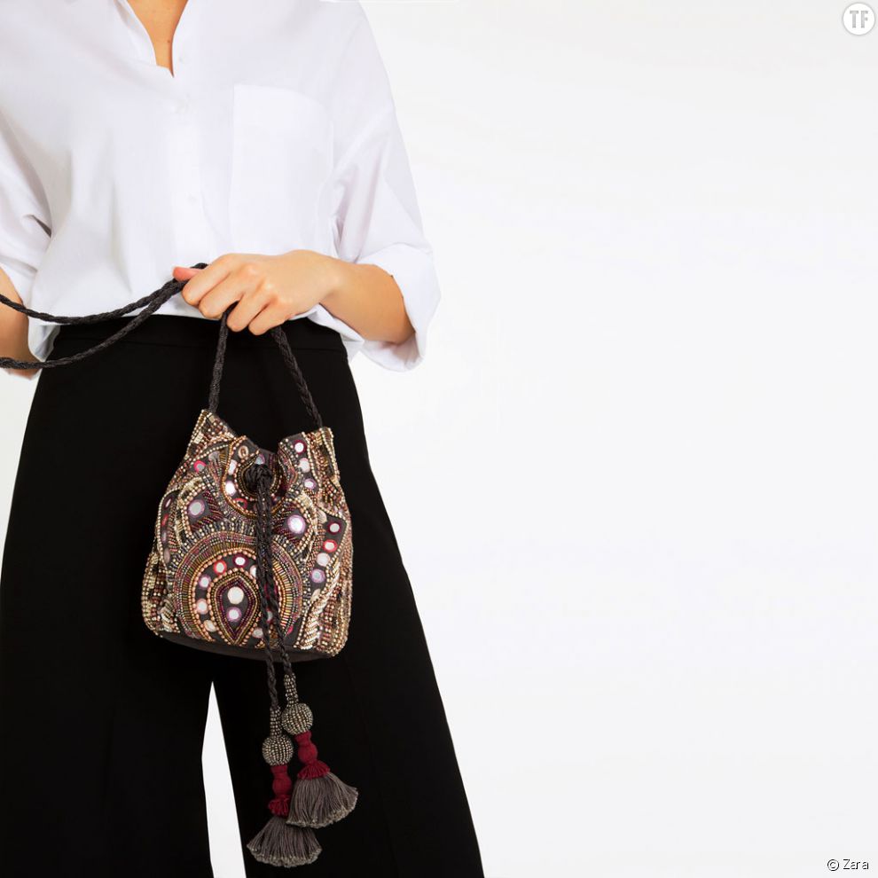  Petit sac bourse fantaisie Zara 39,95 euros  