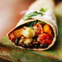 La recette du burrito végétarien aux légumes et au fromage