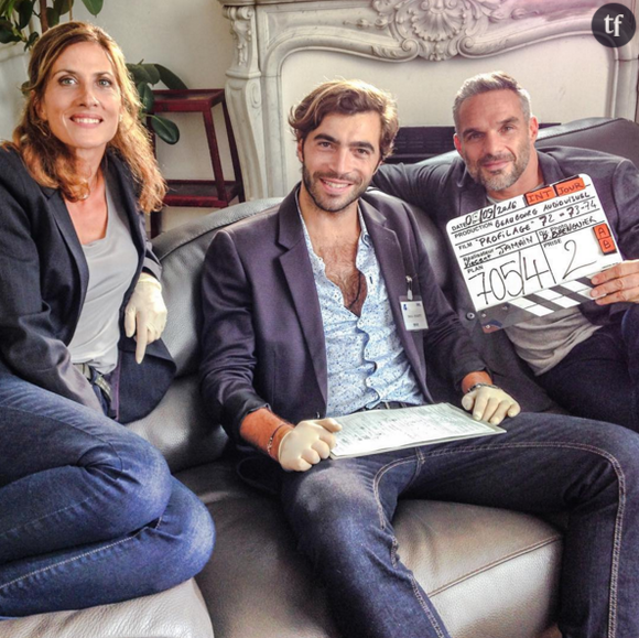 Gian Marco Tavani (Bachelor 3) sur le tournage de Profilage