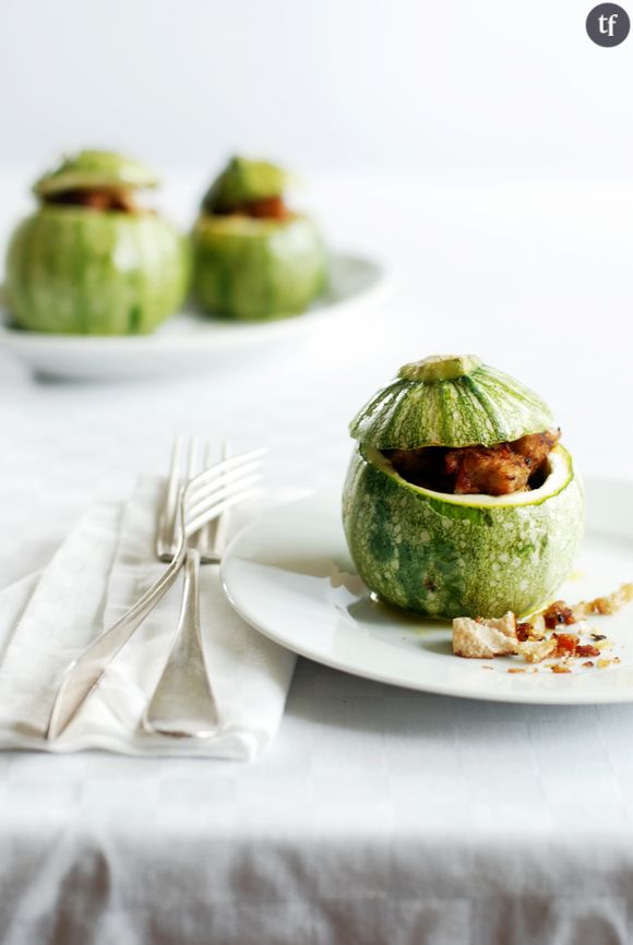 Les courgettes rondes farcies : un plat aussi ludique que gourmand !