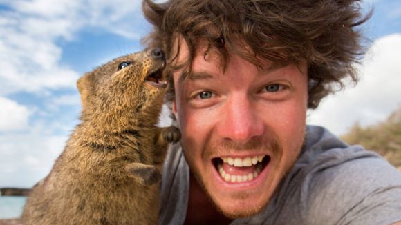 Cet homme réalise les selfies les plus mignons du monde avec des animaux