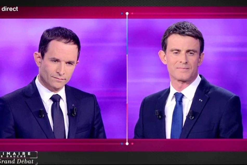 Primaire de la gauche : revoir le débat Benoît Hamon-Manuel Valls en replay (25 janvier)