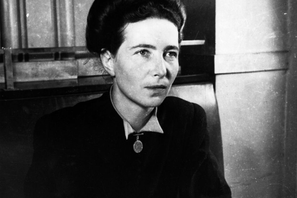 L'écrivaine Simone de Beauvoir