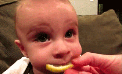 Les bébés et le citron, une grande histoire d'amour...