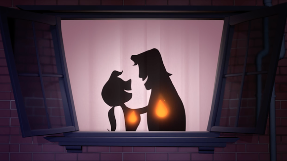 Ce joli court-métrage illustre la naissance de l'amour