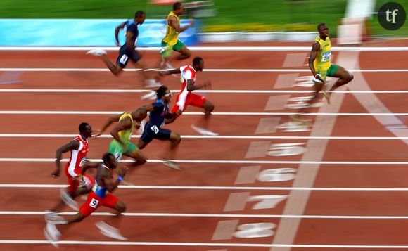 Usain Bolt lors des Jeux Olympiques de Pékin en 2008