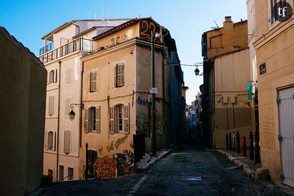 Rues de Marseille, dans le quartier du Panier.