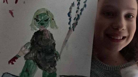 Le dessin super cool de cette petite fille fait le buzz sur Twitter