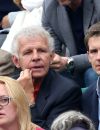  Patrick Poivre d'Arvor et son fils François dans les tribunes de la finale de Roland Garros le 5 juin 2016 
