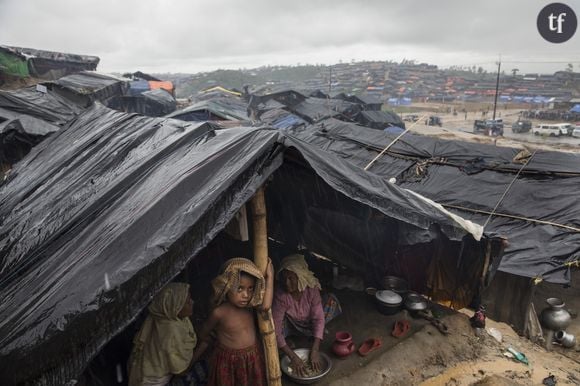 Dans le camp Bazar Cox district, au Bangladesh.