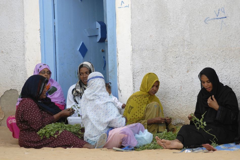 Photo d'illustration de femmes égyptiennes en train de préparer le repas, dans la ville d'Assouan.