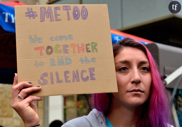 Une manifestante le 12 novembre à Los Angeles