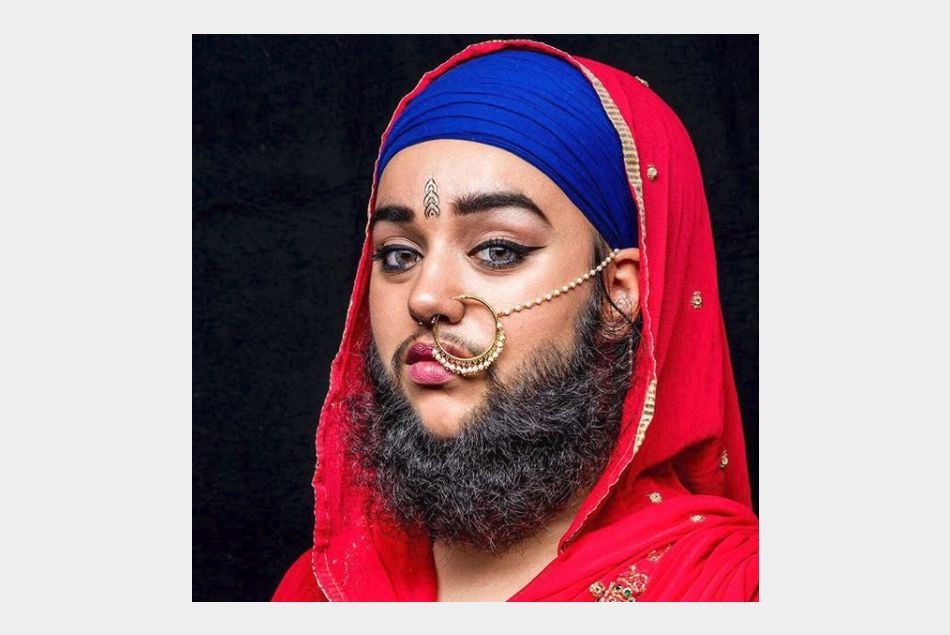 Harnaam Kaur, femme à barbe depuis l'âge de 16 ans.