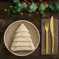 5 pliages de serviettes originaux pour Noël