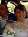 Vicky et Laurent le jour de leur mariage, dans "Mariés au premier regard".
