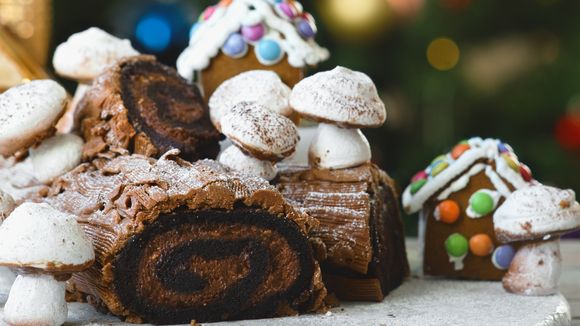 La recette facile de la bûche de Noël au chocolat