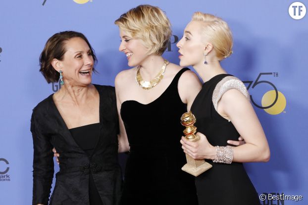 Laurie Metcalfe, Greta Gerwig et Saoirse Ronan, primées pour Lady Bird (Meilleur film, meilleure actrice)